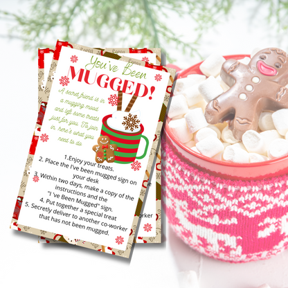 You've Been Elfed" and "You've Been Mugged" Digital Download Games - Fun Holiday Activities for Offices, Classrooms, and Friends!