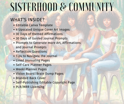 Sisterhood & Community DFY Journal Kit