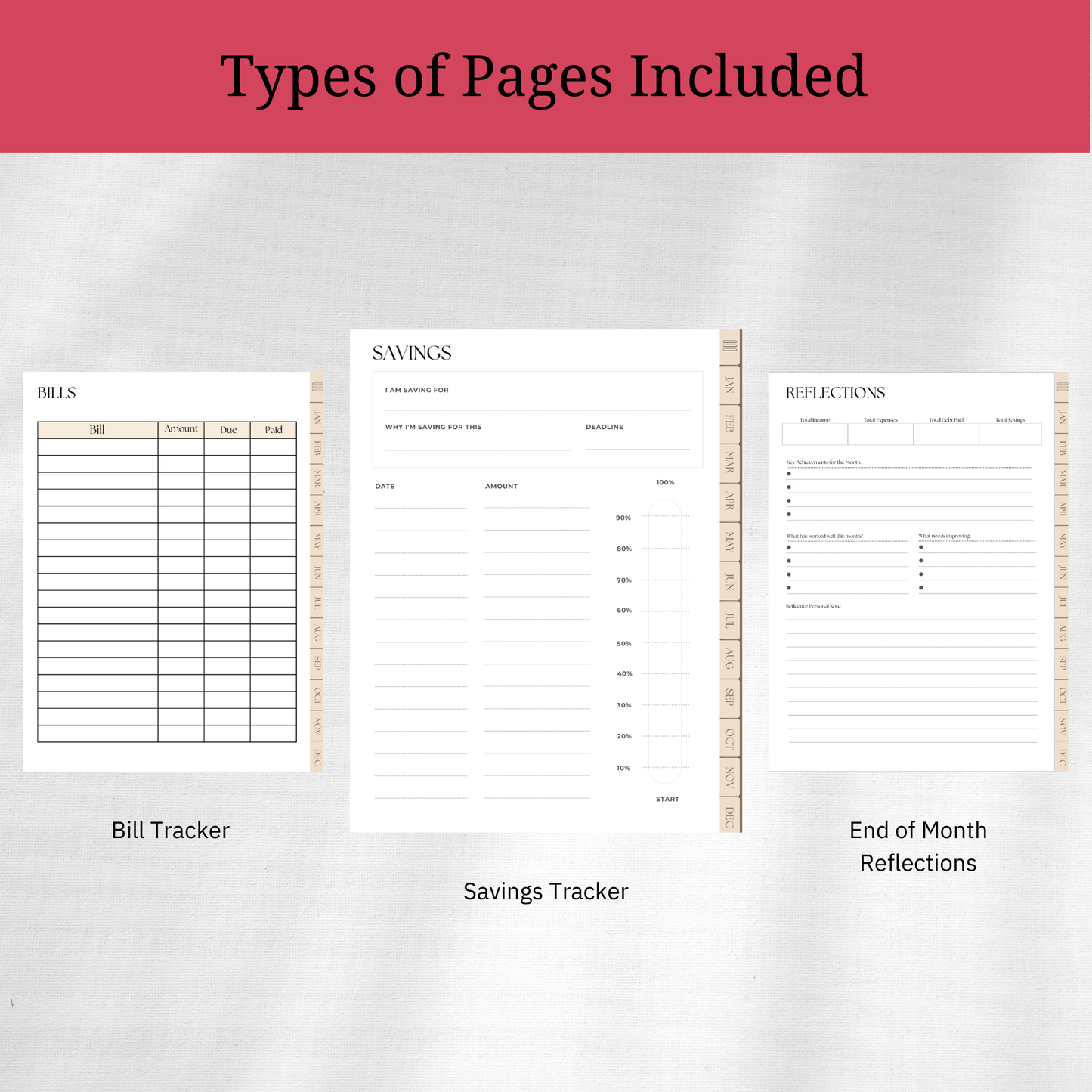 2025 Digital Budget Planner