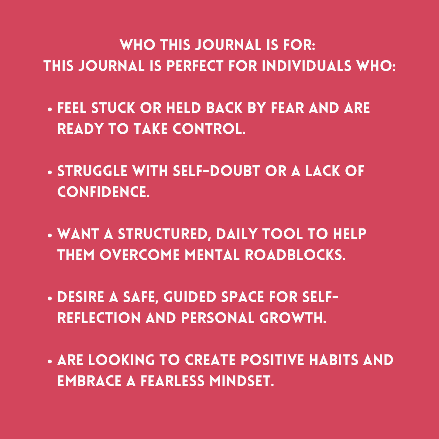 30 Day Journal | Overcoming Fear | Hyperlinked Digital Journal